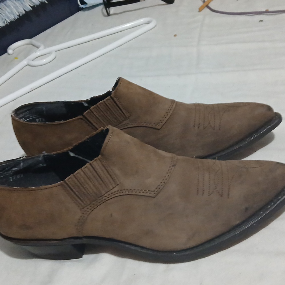Capezio Men's Brown Suede Shoes Size 10